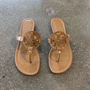 Tory Burch Miller patent leather sandal